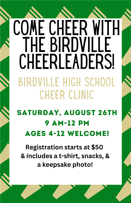 Birdville High School Cheer Clinic